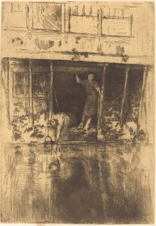 Pierrot, 1889. Creator: James Abbott McNeill Whistler