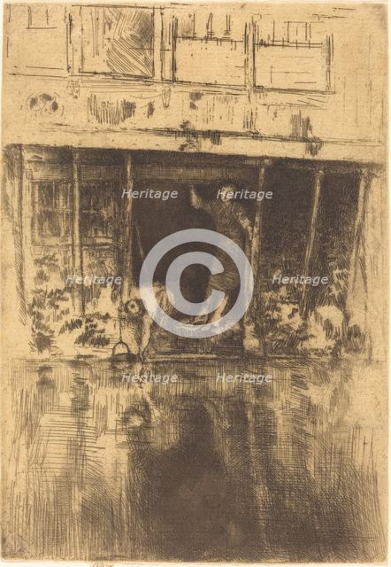Pierrot, 1889. Creator: James Abbott McNeill Whistler.