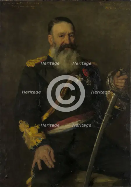 Piet J. Joubert (1831-1900), Commandant-General of the South African Republic, 1890.  Creator: Thérèse Schwartze.