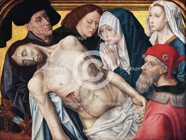 Pietà, 1480-1490. Creator: Goes, Hugo, van der (1435-1482).