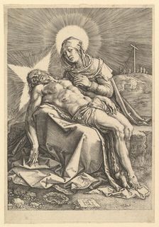 Pietà, 1596. Creator: Hendrik Goltzius