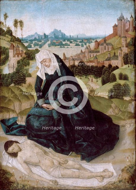 Pieta, 15th century. Artist: Simon Marmion.