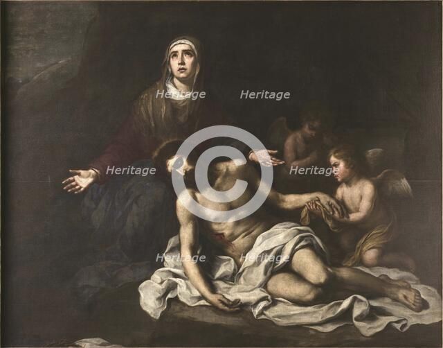 Pietà, 1668-1669. Creator: Murillo, Bartolomé Estebàn (1617-1682).