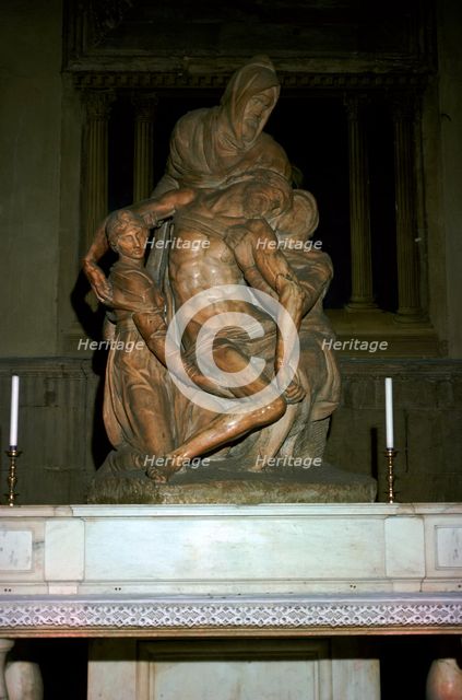 Pieta, 16th century. Artist: Michelangelo Buonarroti