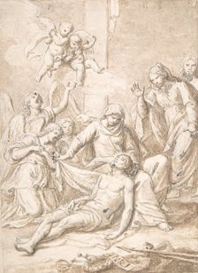 Pietà, 17th century. Creator: Anon