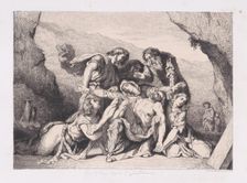 Pietà, 1852., 1852. Creator: Edmond Hédouin