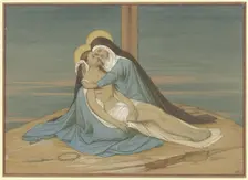Pietà, 1865. Creator: Eduard von Steinle