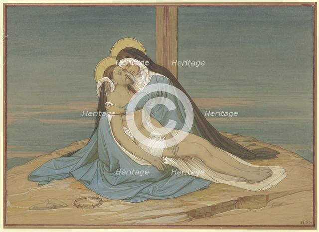 Pietà, 1865. Creator: Eduard von Steinle.