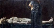 Pietà, 1891. Creator: Franz von Stuck