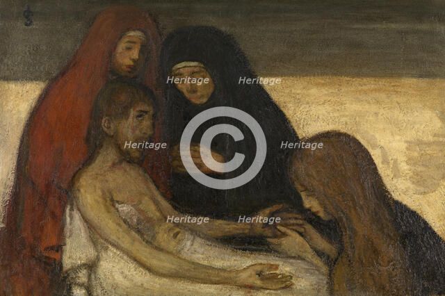 Pietà, 1909. Creator: Jakob Smits.