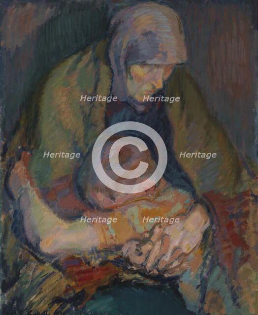 Pietà, 1916. Creator: Magnus Enckell.