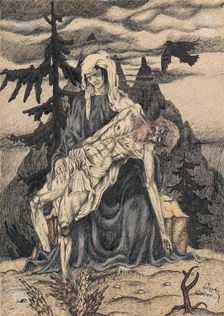 Pieta, 1923. Creator: Mikulas Galanda