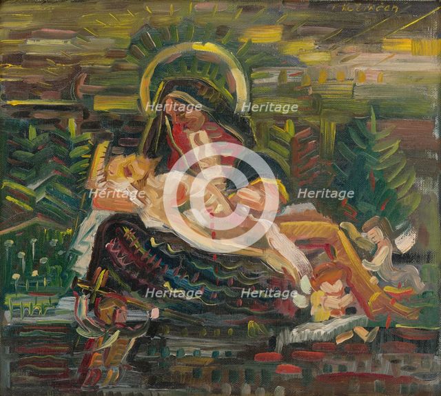 Pietà, 1939-1940. Creator: Arnold Peter Weisz-Kubincan.