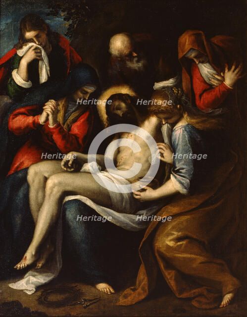 Pietà'.  Creator: Palma il Giovane, Jacopo, the Younger (1544-1628).