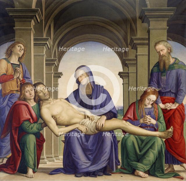Pietà'.  Creator: Perugino (ca. 1450-1523).