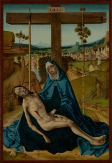 Pietà, about 1490-1500. Creator: Circle of Fernando Gallego