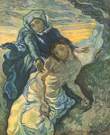 Pietà (after Delacroix) September 1889, (1947). Creator: Vincent van Gogh