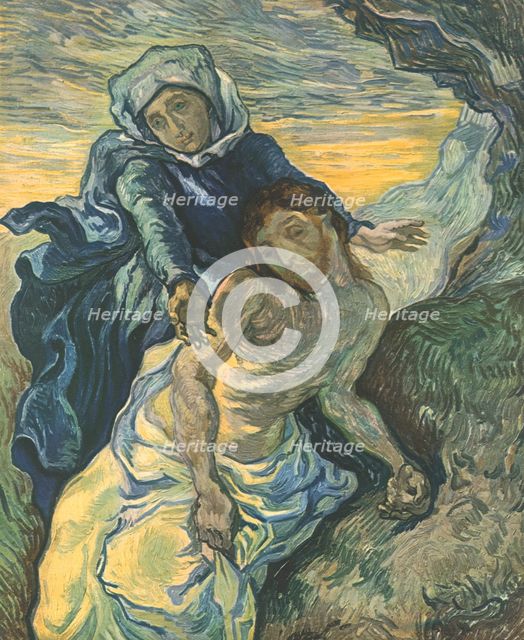 'Pietà (after Delacroix)', September 1889, (1947).  Creator: Vincent van Gogh.