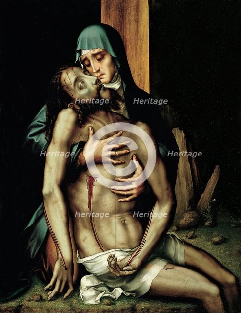 Pietà. Artist: Morales, Luis, de (1509/20-1586)