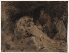 Pietà, between 1827 and 1875. Creator: Jean-Baptiste Carpeaux