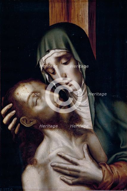 Pietà, between c1565 and c1570. Creator: Luis de Morales.