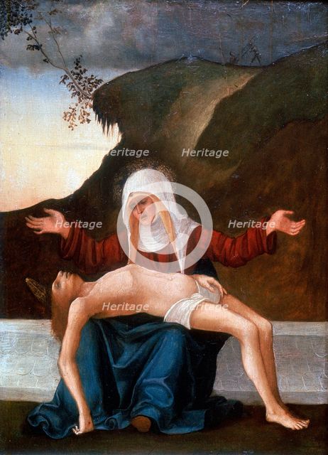 'Pieta', early 16th century. Artist: Lodovico Mazzolini