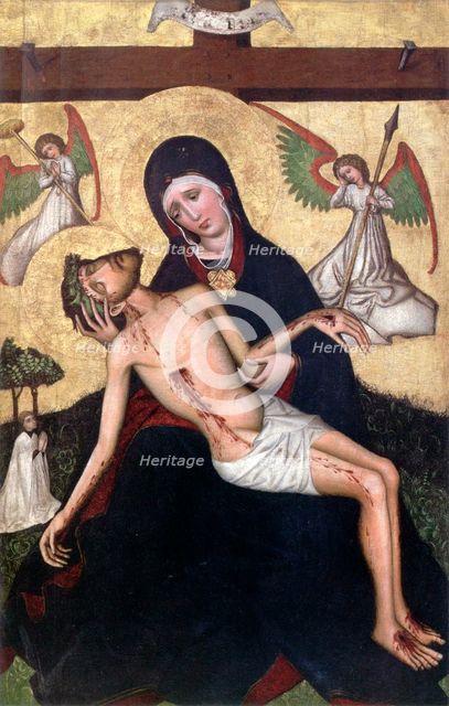 Pieta from Tubadzin', c1450. Creator: Master of Tubadzin (Mid of the 15th cen.).