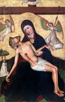 Pieta from Tubadzin c1450. Creator: Master of Tubadzin (Mid of the 15th cen.)