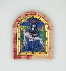Pietà, Limoges, early 16th century. Creators: Pénicaud Workshop, Jesus Christ