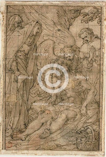 Pietà, n.d. Creator: Giovanni Battista Castello.