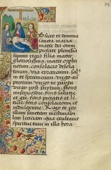 Pietà; Poncher Hours, about 1500. Creator: Master of Jacques de Besancon