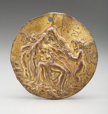 Pieta with Two Cherubs, c1600. Creators: Circle of Alessandro Abondio, Circle of Antonio Abondio