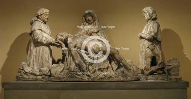 Pietà with Donors, French, ca. 1515. Creator: Unknown.