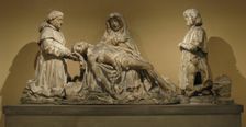 Pietà with Donors, French, ca. 1515. Creator: Unknown