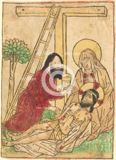 Pietà with Saint John, 1465/1470. Creator: Unknown.