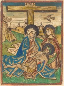 Pietà with Saint John, c. 1475/1485. Creator: Unknown