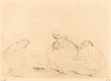 Pietà (third plate), 1910. Creator: Jean Louis Forain