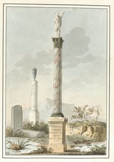 Pietas et Fides. Collection de tombeaux, sarcophages, Early 1800s