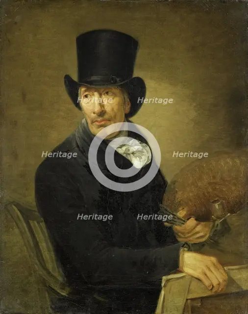Pieter Barbiers Pz (1748-1842), Painter, 1810-1830. Creator: Jean Augustin Daiwaille.