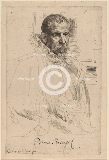 Pieter Bruegel the Younger, probably 1626/1641. Creator: Anthony van Dyck.