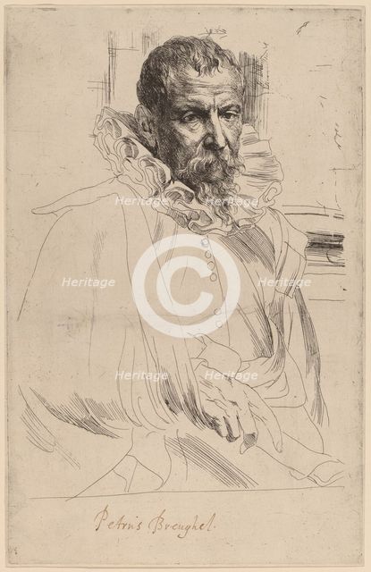 Pieter Bruegel the Younger, probably 1626/1641. Creator: Anthony van Dyck.