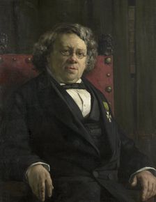 Pieter Harme Witkamp (1816-92), historian and geographer, 1883. Creator: Hendrik Valkenburg