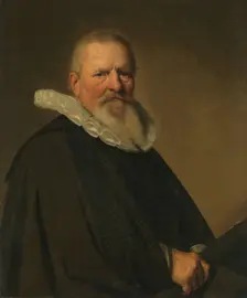 Pieter Jacobsz Schout (1570-1645), Burgomaster of Haarlem, 1641. Creator: Jan Verspronck