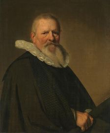 Pieter Jacobsz Schout (1570-1645), Burgomaster of Haarlem, 1641. Creator: Jan Verspronck