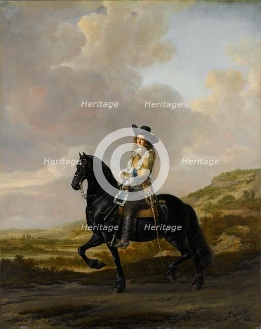 Pieter Schout on Horseback, 1660. Creator: Thomas de Keyser.