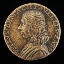 Pietro Machiavelli, 1460/1461-1519 [obverse], c. 1480/1485. Creator: Unknown