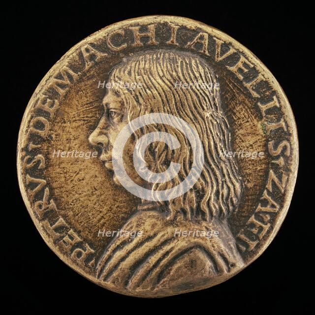 Pietro Machiavelli, 1460/1461-1519 [obverse], c. 1480/1485. Creator: Unknown.