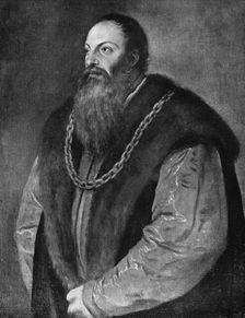 Pietro Aretino Italian author, playwright, poet and satirist, c1548-1551 (1912).Artist: Titian