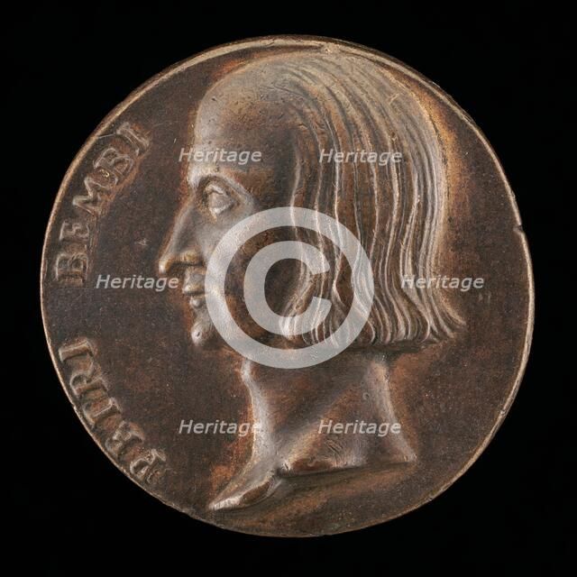 Pietro Bembo, 1470-1547, Cardinal 1538 [obverse], probably 1532. Creator: Valerio Belli.