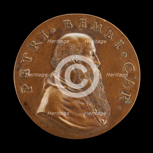 Pietro Bembo, 1470-1547, Cardinal 1538, Venetian Philologist, Poet and Belletrist [obv], 1537/1547. Creator: Benvenuto Cellini.